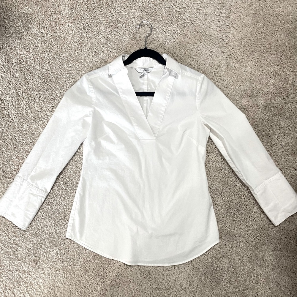 White House Black Market Collar Shirt